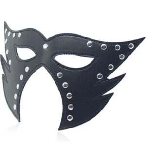 Sex Shop Cyprus 24 232401033-naughty-toys-black-rivet-leather-cat-mask-fetish-cosplay-accessory