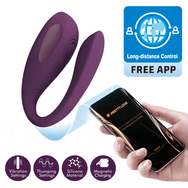 BI-300076HP-pretty-love-aari-app-control-thumping-dual-vibrator-purple-sex-shop-Cyprus BI-300076HP-pretty-love-aari-app-control-thumping-dual-vibrator-purple-sex-shop-Cyprus