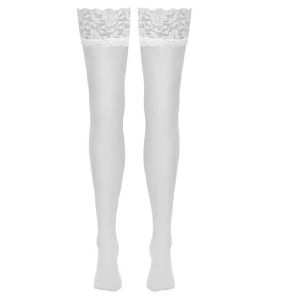 COTTELLI-SUSPENDER-STOCKINGS-9CM-LACE-WHITE-cottelli-elegant-suspender-white-stockings-love-shop-cy COTTELLI-SUSPENDER-STOCKINGS-9CM-LACE-WHITE-cottelli-elegant-suspender-white-stockings-love-shop-cy