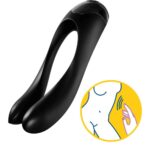 satisfyer-candy-cane-finger-vibrator-black-sexshop-Limassol
