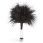 tickle-me-senseless-fluffy-feather-teaser-acrylic-black-17-cm-loveshop-Limassol