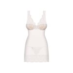 11303-Obsessive-Elegant-Off-white-Chemise-with-String-sexshop-limassol