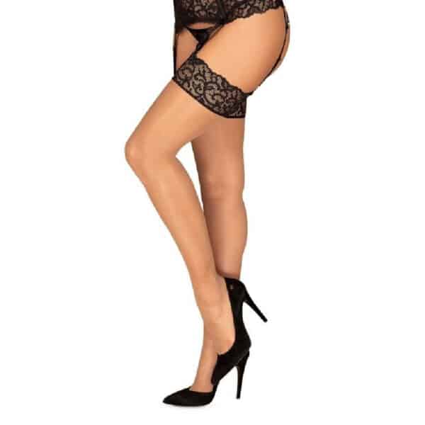 13105-Obsessive-Joylace-Beige-Stockings-with-Black-Lace-sexshop-paphos 13105-Obsessive-Joylace-Beige-Stockings-with-Black-Lace-sexshop-paphos
