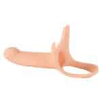 17301-silicone-hollow-unisex-strap-on-dildo-flesh-19-cm-sexshop-Larnaca