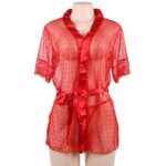 8995-plus-size-red-mesh-kimono-with-string-loveshopcy