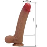 BW-008166-pretty-love-orson-brown-silicone-cock-and-balls-dildo-28cm-sex-shop-nicosia