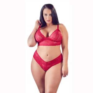 Cottelli-Plus-Size-Red-Lace-Bra-with-Briefs-sexshop-Larnaca