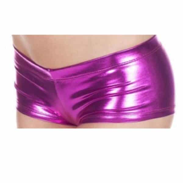 Naughty-Toys-Shiny-Boyshort-Dark-Pink-sexshop-Limassol