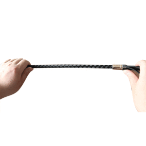 black-bdsm-crop-with-golden-metal-endings-45-cm-sexshop-Limassol