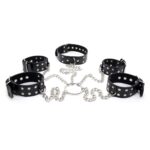 hogtie-restraints-arms-wrist-with-neck-collar-with-chain-loveshop-cy
