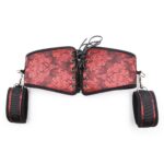 six-piece-red-satin-bondage-set-for-women-Limassol-sexshop