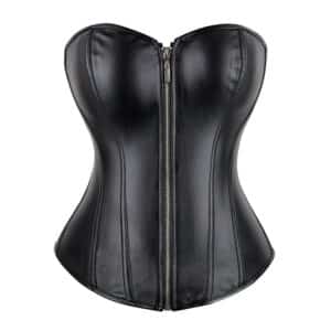 ΕΚ-A2803-BLACK-CORSET-midnight-rebel-faux-leather-corset-love-shop-limassol