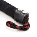 13133-bondage-spanking-nubuck-leather-flogger-black-38-cm-sexshop-cyprus