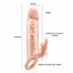 13361-Pretty-Love-Brave-Man-Vibrating-Penis-Sleeve-Extension-Flesh-sexshop-larnaca