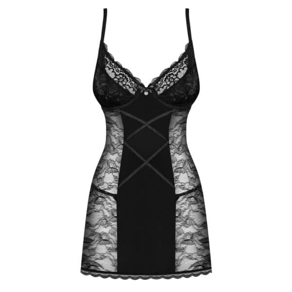 14819-Plus-Size-Obsessive-Laurise-Babydoll-with-Thong-sexshop-larnaca