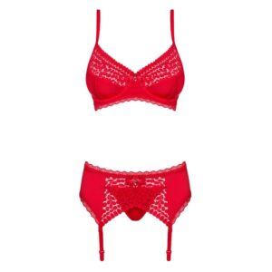15915-Obsessive-Jolierose-Bra-Set-with-Garter-Belt-Red-sexshop-nicosia