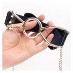 16457-large-metal-mouth-gag-o-ring-ø-45-cm-with-nipple-clamps-sexshop-limassol
