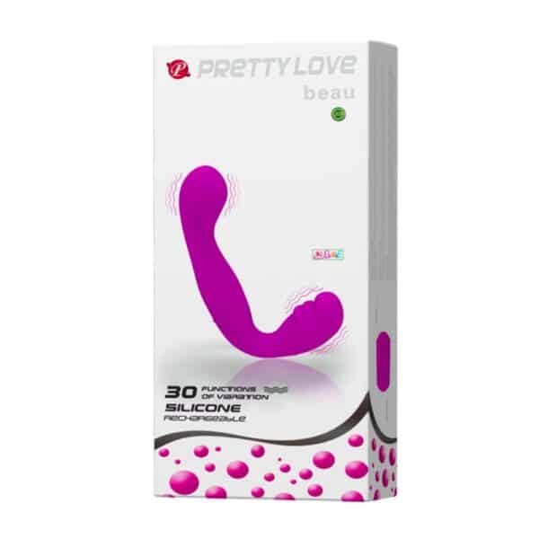 8143-Pretty-Love-Strapless-Strapon-Beau-Silicone-Dildo-Dual-motor-Vibrators-sexshop-limassol