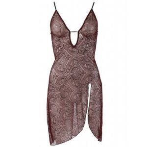 Bordeaux-Red-Dress-with-Glitter-loveshop-cy