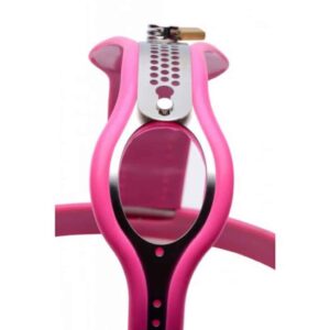 Pink-Stainless-Steel-Adjustable-Female-Chastity-Belt-sexshop-limassol