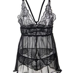 Plus-Size-Mesh-Chemise-with-String-loveshop-cy