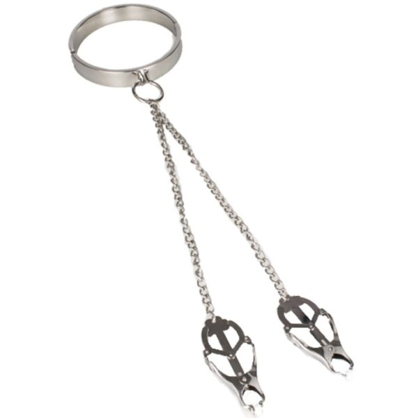 naughty-toys-metal-collar-with-metal-clover-nipple-clamps-limassol-sex-shop-cyprus naughty-toys-metal-collar-with-metal-clover-nipple-clamps-limassol-sex-shop-cyprus
