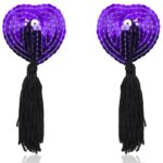 naughty-toys-purple-heart-burlesque-sequin-nipple-black-tassels-loveshop-limassol