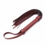 naughty-toys_red-and-black-tails-leather-flogger-whip-39-cm-sexshop-paphos