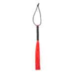 red-mini-silicone-flogger-with-6-beads-handle-22-cm-loveshop-limassol