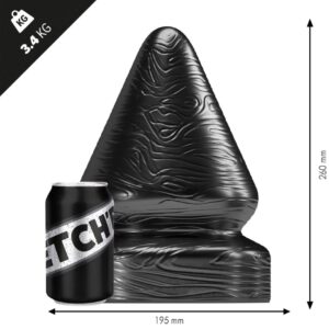 stretchr-sirup-butt-plug-xl-black-metallic-sexshop-limassol