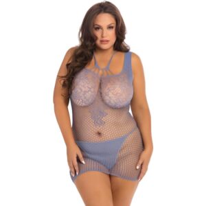 10491-rene-rofe-plus-size-lace-dress-with-string-sexshopcy