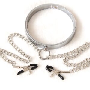 16251-naughty-toys-metal-neck-collar-with-chained-nipple-clamps-large-bondage-sex-shop-limassol