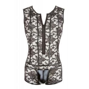 5713-Floral-Lace-Body-with-Wetlook-Elements-sexshop-paphos