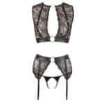 6525-Cottelli-Flower-Lace-Lingerie-with-Cuffs-sexshop-limassol