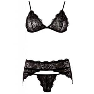 881-Black-Lace-Bra-Set-With-Garter-Belt-sexshop-paphos