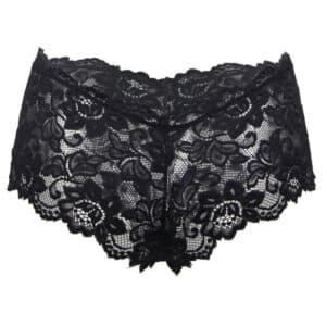 9075-Flirty-Black-Floral-Lace-Short-sexshop-paphos