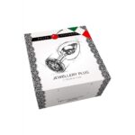 Dolce-Piccante-Small-steel-ribbed-Plug-with-Purple-Jewel-limassol-sexshop