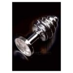 Small-size-Dolce-Piccante-Silver-Crystal-Clear-Ribbed-Jewelry-limassol-sexshop