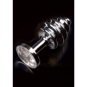 Small-size-Dolce-Piccante-Silver-Crystal-Clear-Ribbed-Jewelry-loveshop-cy