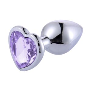 11877-large-heart-base-metal-butt-plug-sparkling-purple-9-cm-sexshop-limassol