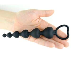 19271-toyboy-raven-black-silicone-heart-shape-anal-beads-19cm-cyprus-sex-shop