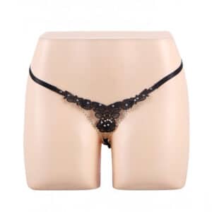9309-Plus-Size-Embroidered-Floral-G-String-Black-sexshop-limassol-5