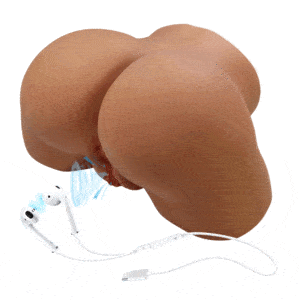 BM-009259Q-geriann-realistic-female-butt-vibrator-sucker-sound-5.5Kg-twerking-ass-and-pussy