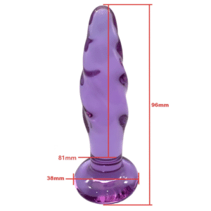 GLASS030-toyboy-otto-glass-play-purple-butt-plug-sextoy-for-couples
