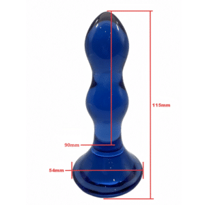 GLASS079-toyboy-bibo-beaded-blue-glass-play-butt-plug-loveshopcy