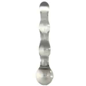 GLASS124-toyboy-bobbi-beated-glass-play-dildo-crystal-clear-sextoys-cyprus