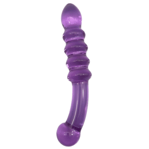GLASS162-toyboy-du-love-double-sided-ribbed-glass-play-dong-sex-shop-cyprus