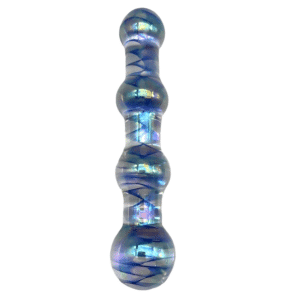 GLASS286-toyboy-luvi-toy-blue-beaded-wavy-glass-play-wand-dong