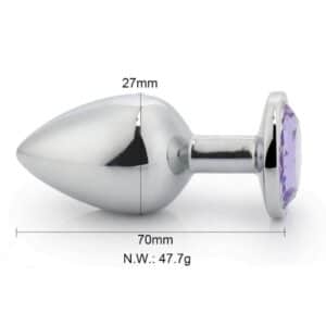 GZ001-toyboy-purple-gem-small-metal-butt-plug-sex-shop-nicosia
