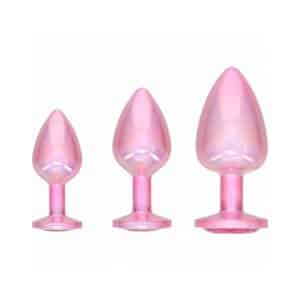 LS005-toyboy-benno-trio-electroplated-pink-metal-plug-set-loveshopcy